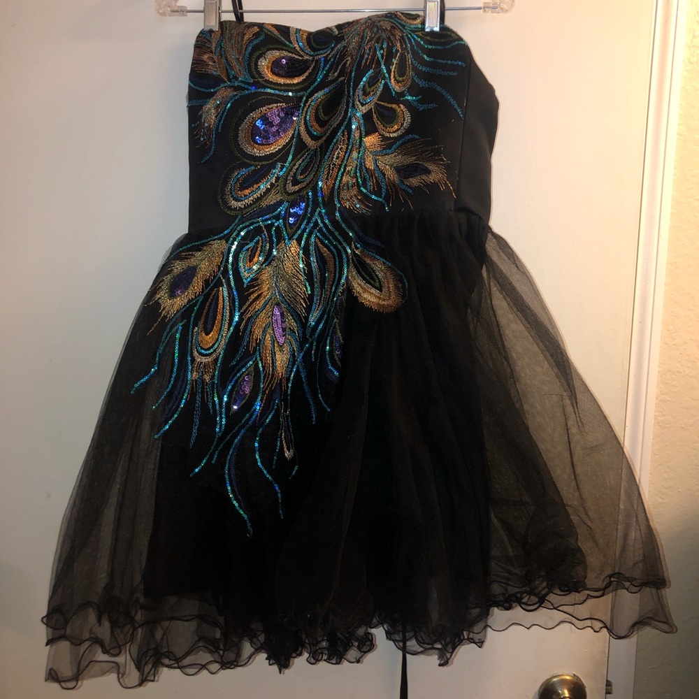 Formal Peacock Dress